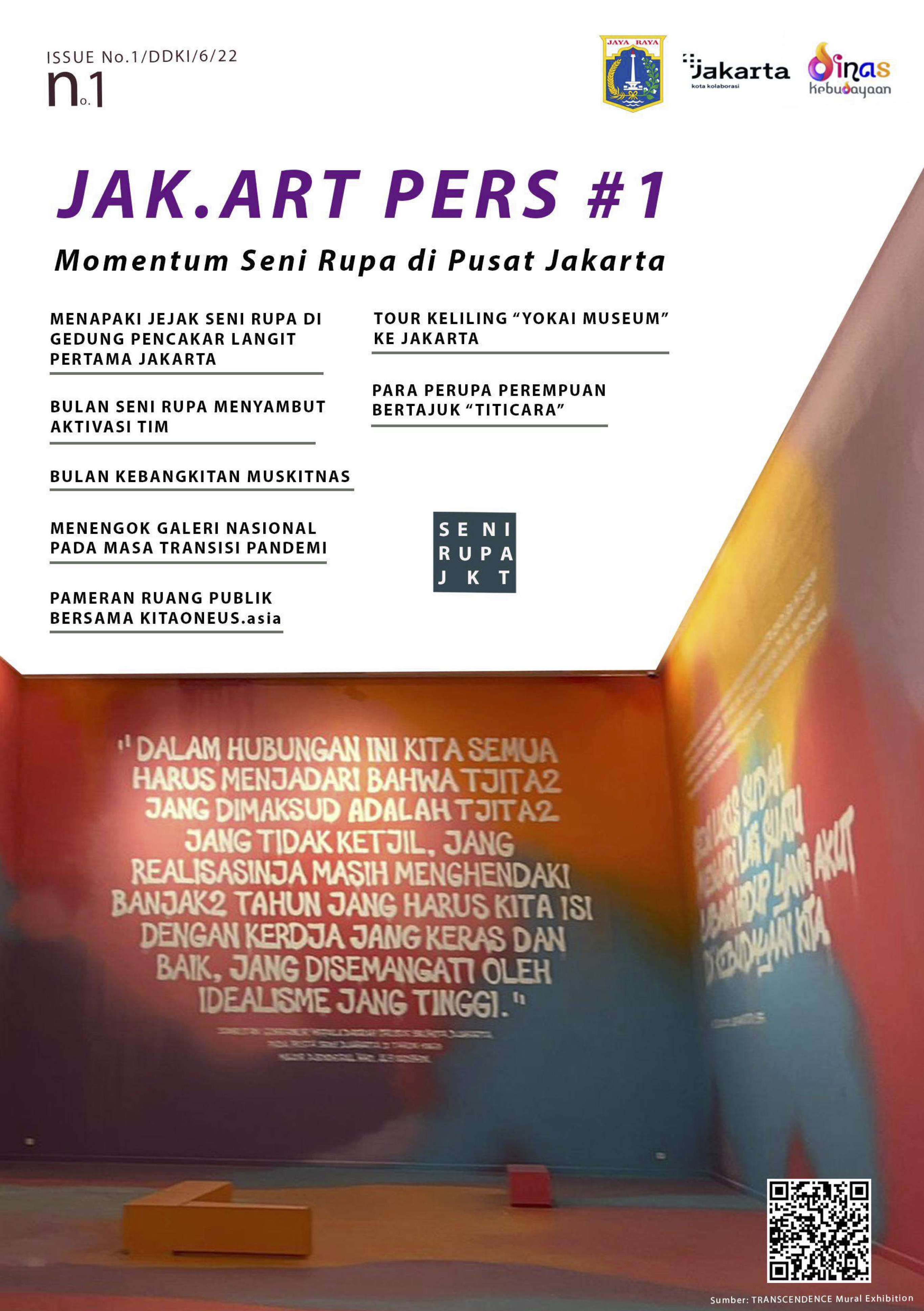 Dinas Kebudayaan DKI Jakarta Terbitkan Majalah Digital Jak.Art Pres