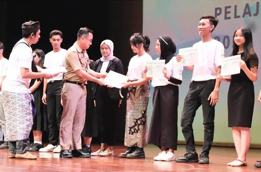 Kadisbud DKI Hadiri Malam Anugerah Festival Teater Pelajar 2023