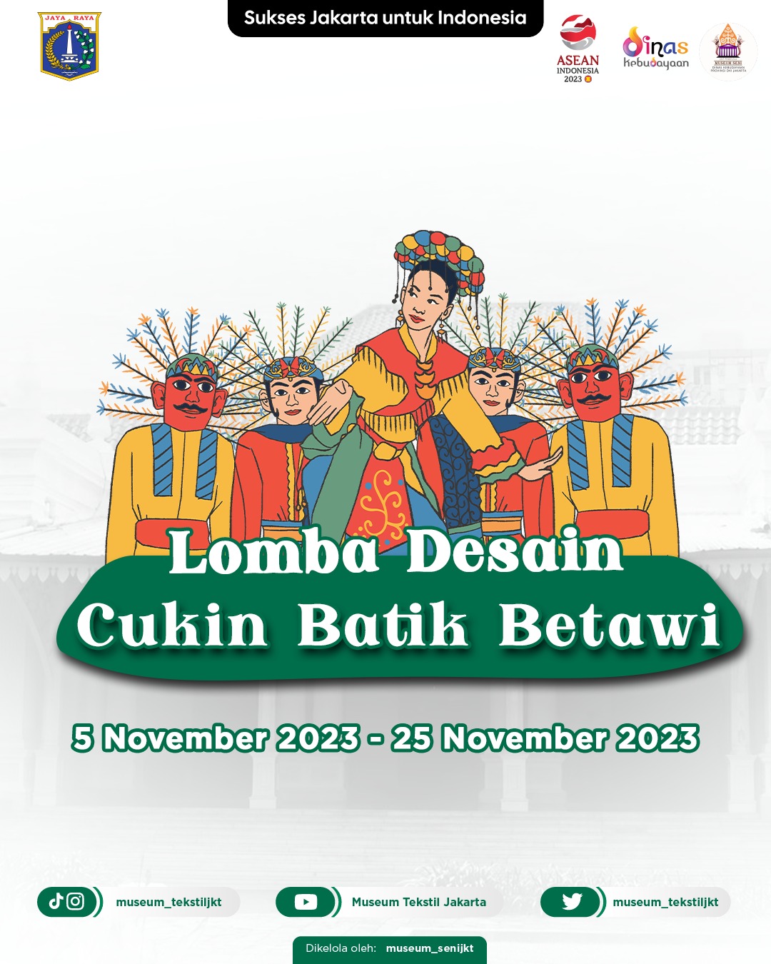 Lomba Desain Cukin Batik Betawi