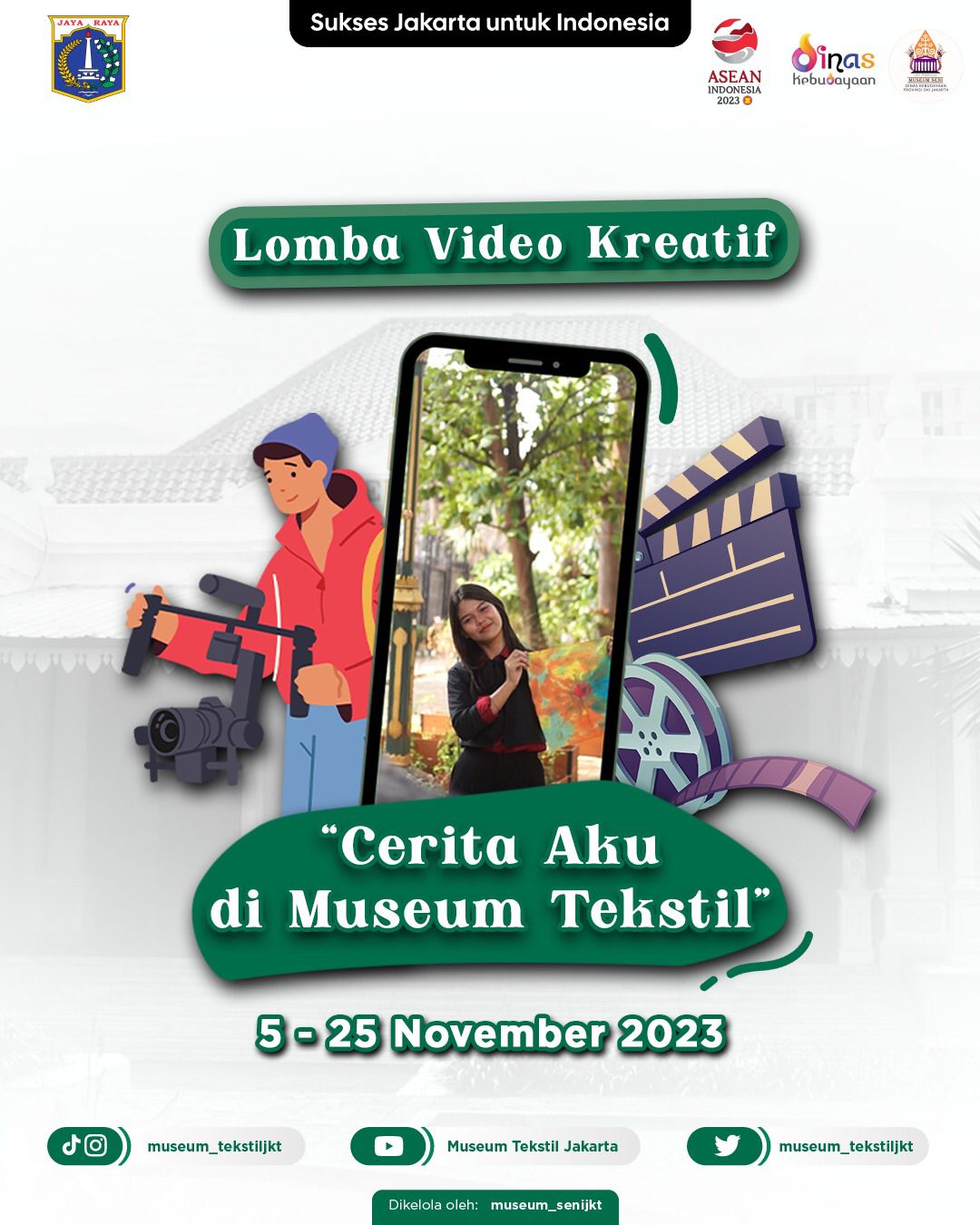 Lomba Video Kreatif “Cerita Aku di Museum Tekstil