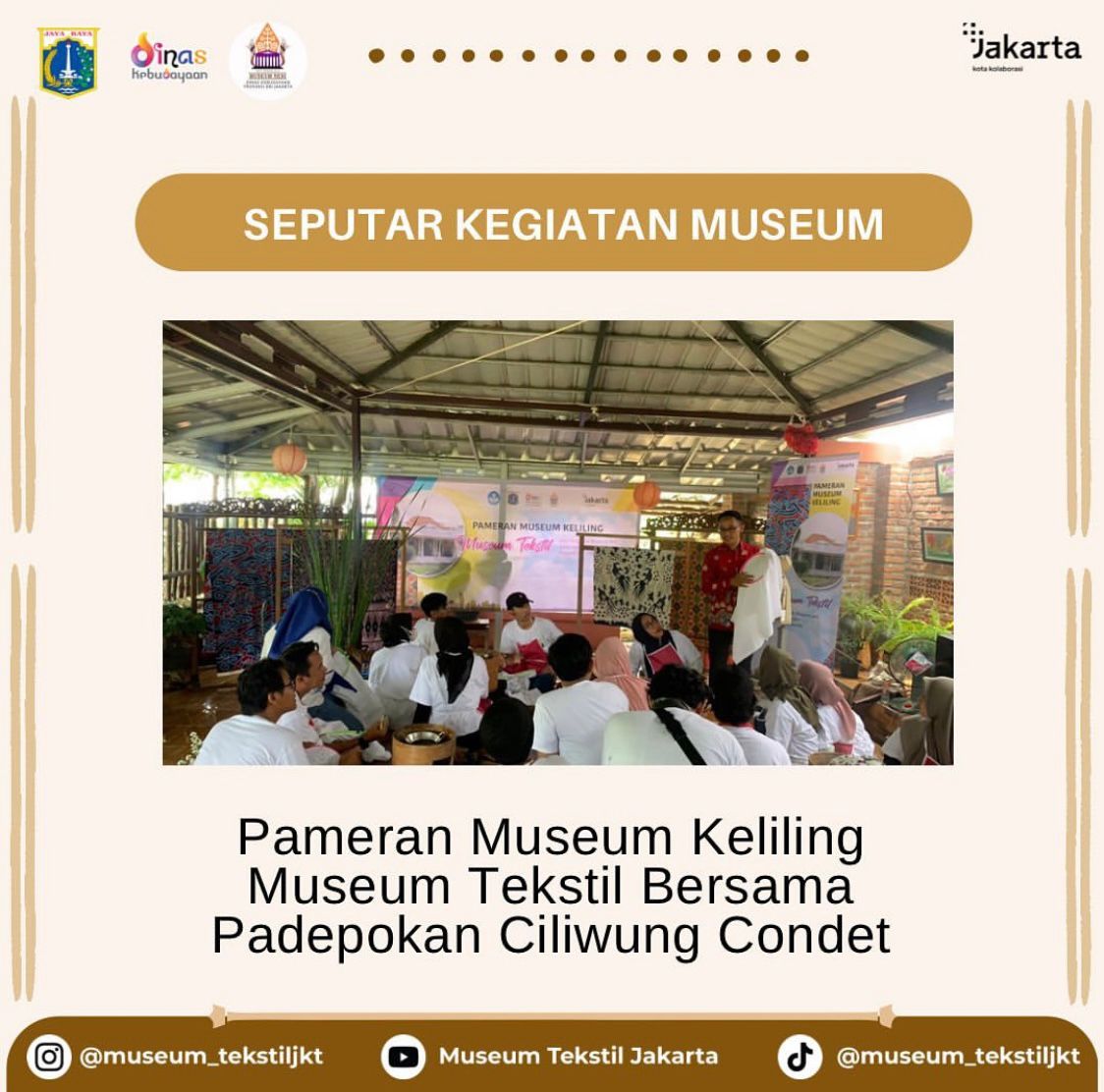 Pameran Museum Keliling Padepokan Ciliwung Condet