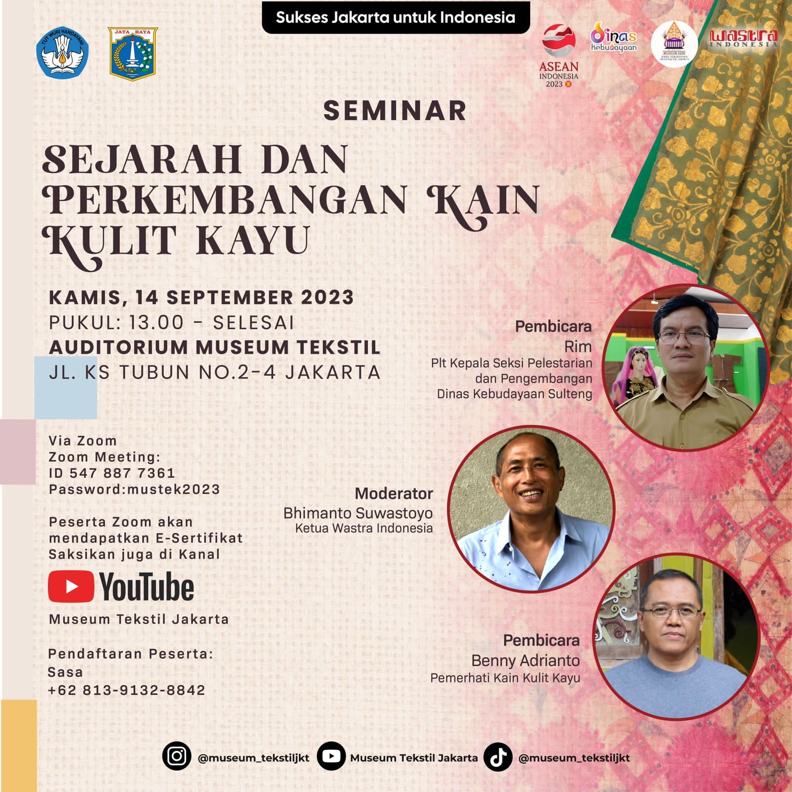 Seminar Sejarah dan Perkembangan Kain Kulit Kayu