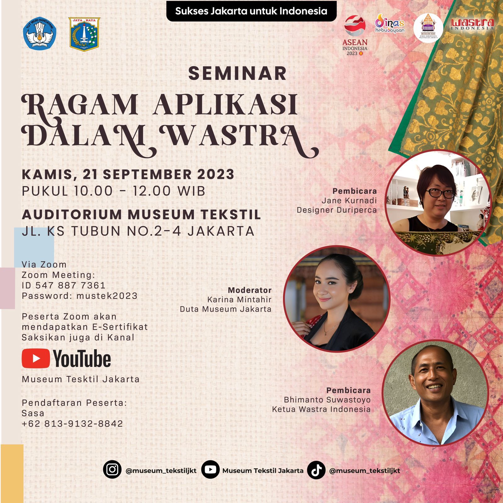 Seminar Ragam Aplikasi Dalam Wastra