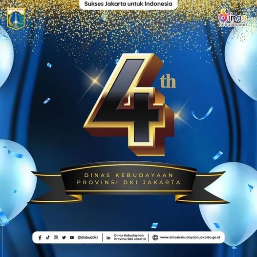 Selamat Ulang Tahun Dinas Kebudayaan Provinsi DKI Jakarta